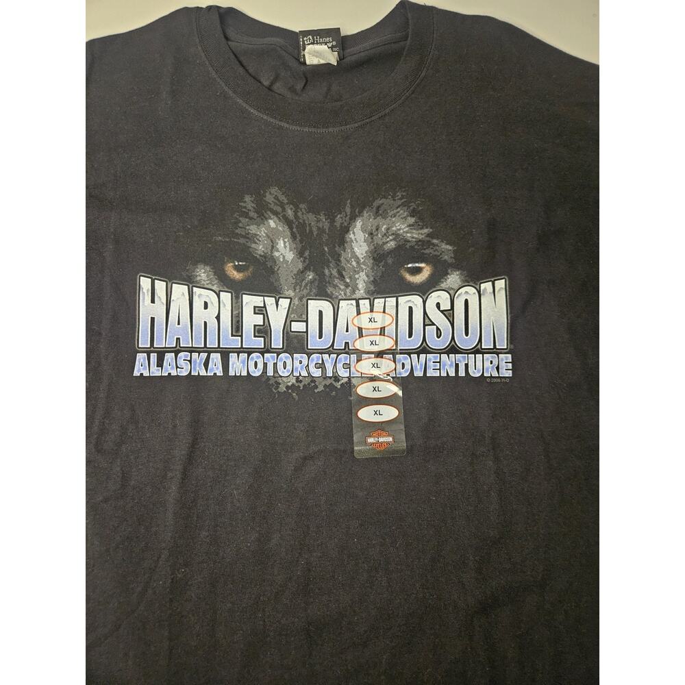 NWT Harley Davidson Soldotna Alaska Kenai Peninsula Wolf T-Shirt Men's X-Large